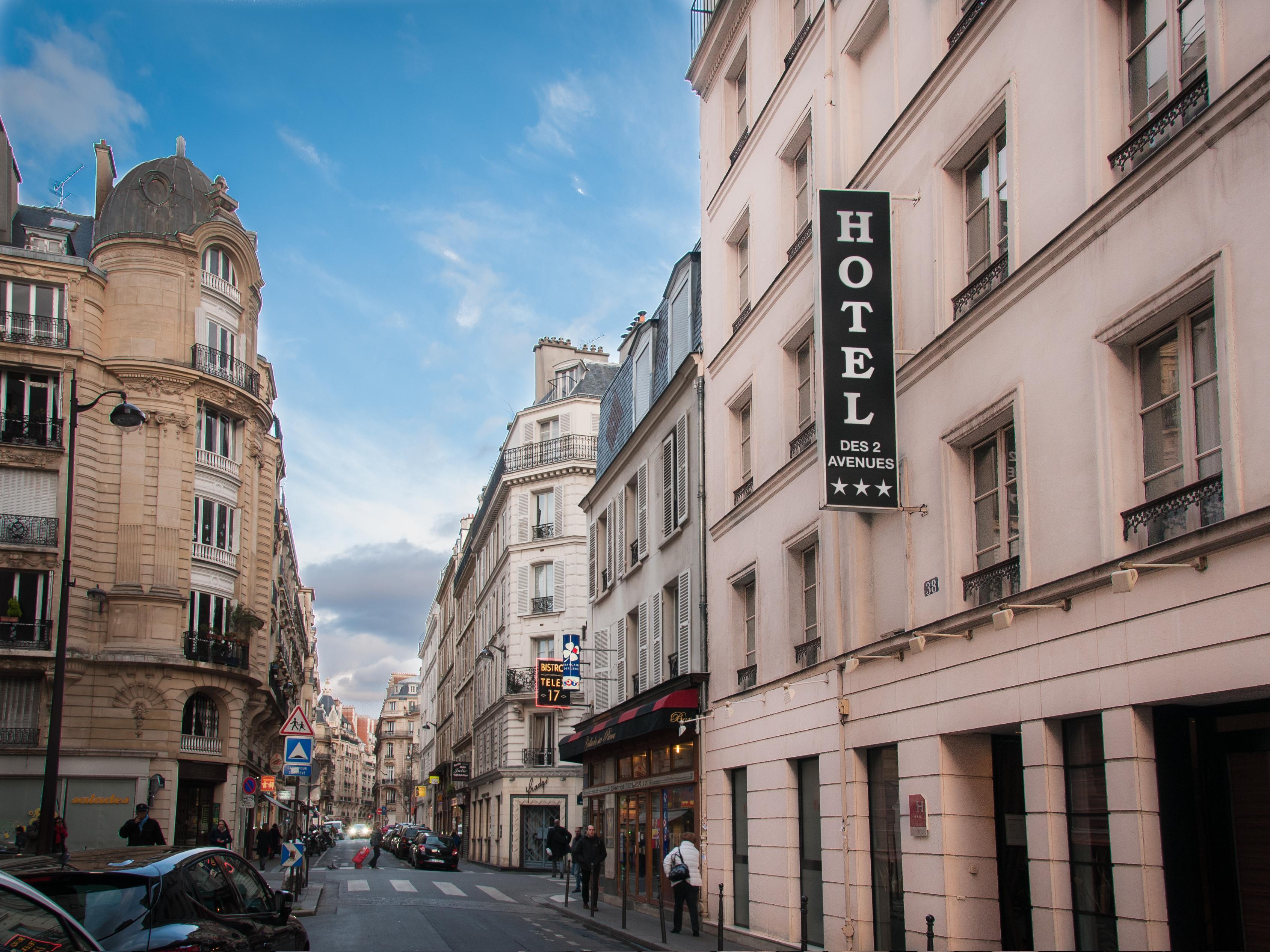 Hotel Des Deux Avenues Párizs Kültér fotó