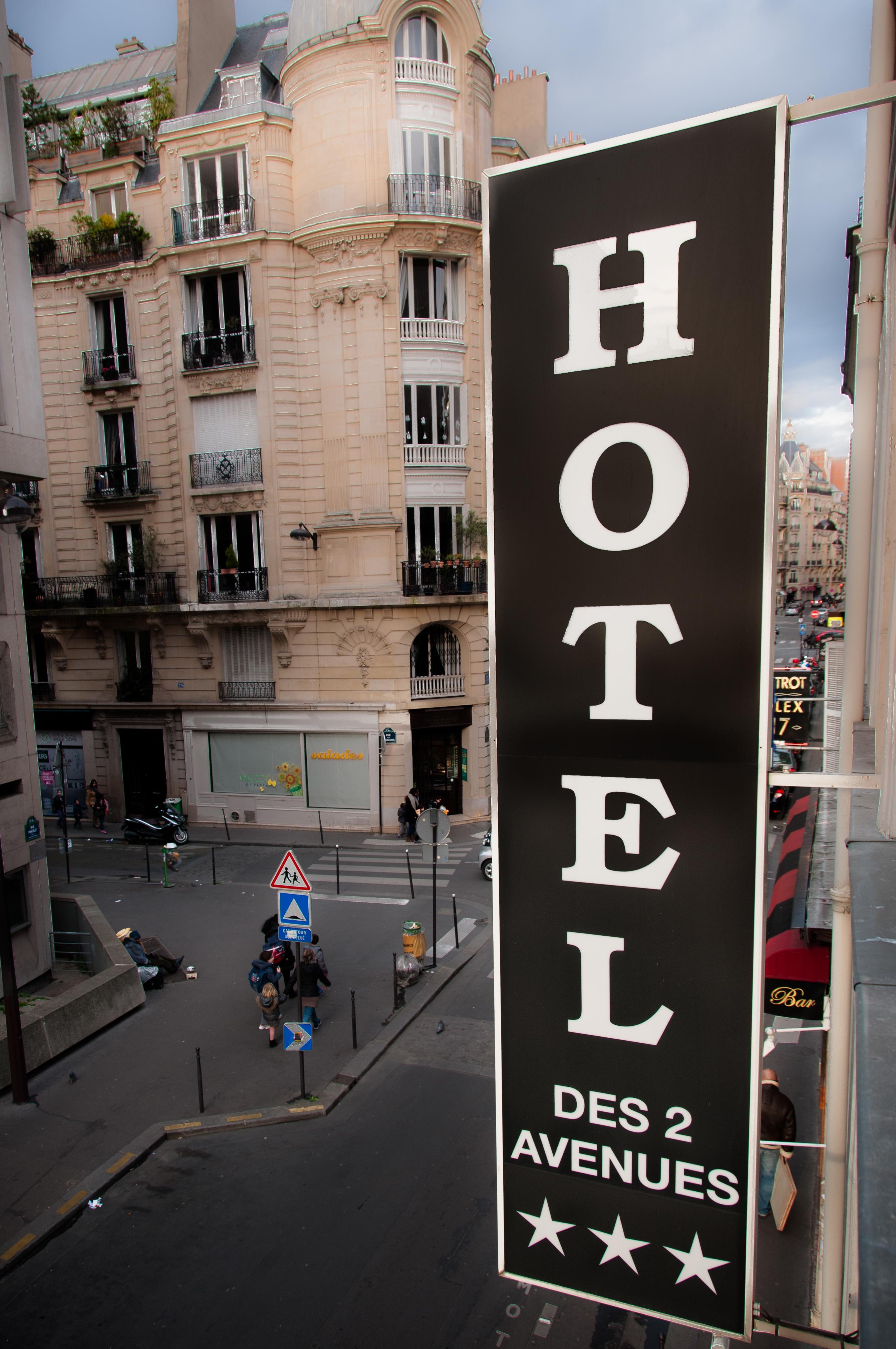 Hotel Des Deux Avenues Párizs Kültér fotó