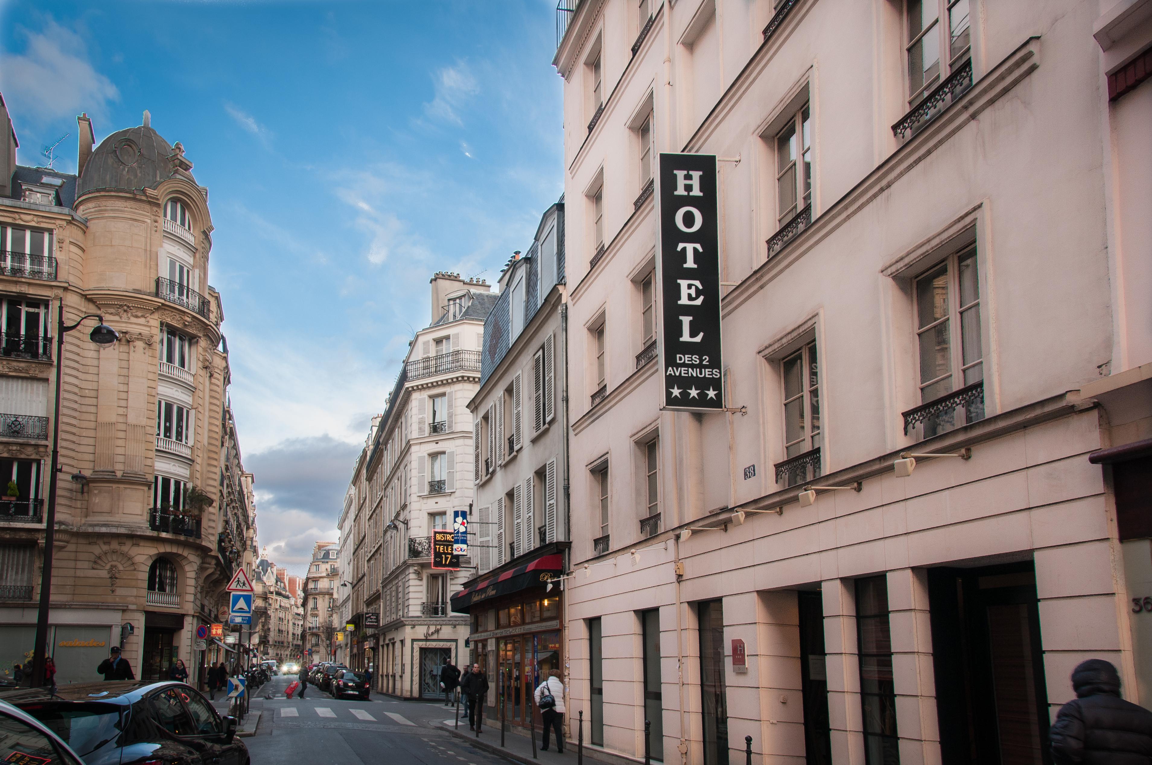 Hotel Des Deux Avenues Párizs Kültér fotó